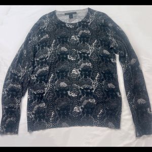 *SOLD* Marc Jacobs Snakeskin Knit Crewneck Sweater